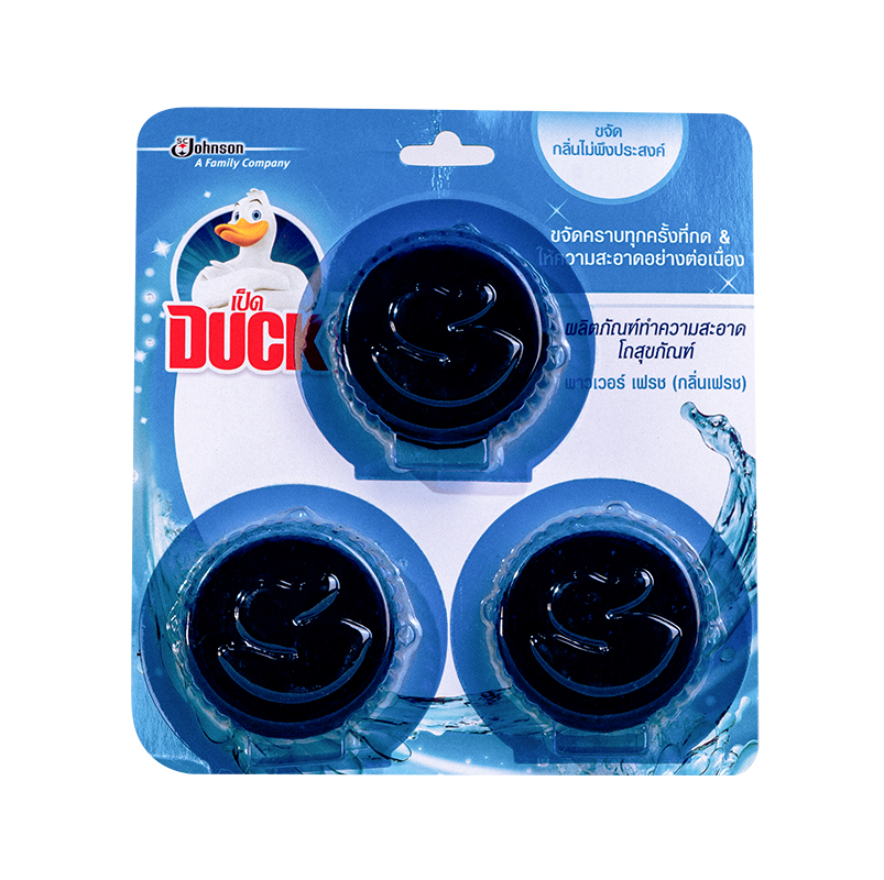 Makroclick DUCK Toilet Cleaner Power Fresh 40G x 3
